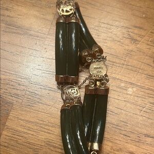 Elegant 14k  Gold Jade Women's Bracelet